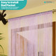 String Curtain Panel - Pink